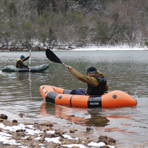 BLOG 【ハテナサイクリング】BIKE RAFTING！雪景色の中パッ